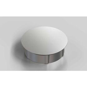 Abdeckkappe für Würfelverbinder 40/45, silberfarbig, Nut 10