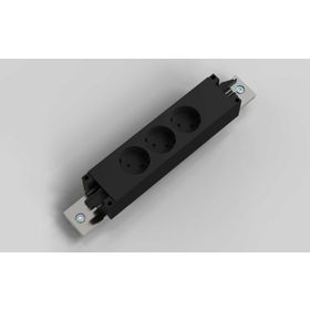 Steckdosenleiste dreifach, GST-kompatible Ausgangsbuchse