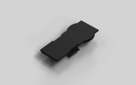 Abdeckkappe für Schnellspannverbinder und Bolzenverbinder, schwarz, Nut 8