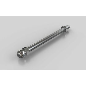 Gewindestange für Gelenkstellfüße, M10x150 mm, Kugelkopf-D=15 mm