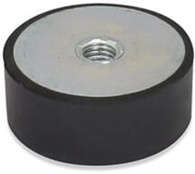 Rubber-metal-buffers female M16