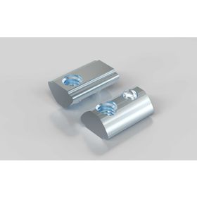 Nutenstein einschwenkbar, mit Federkugel und Führungssteg, M4, Nut 5