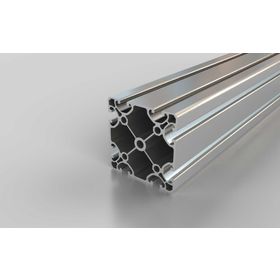 Aluminiumprofil, 80x80 mm, E, Nut 8