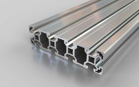 Aluminiumprofil, 160 x 40 mm, L, Nut 10