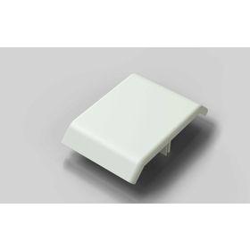 Abdeckkappe für Winkel 45 x 45, lichtgrau RAL 7035, Nut 10