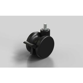 Lenkrolle, D=75 mm, mit Feststeller, thermoplastisches Polyurethan