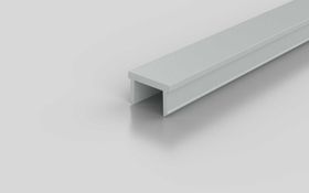 Abdeckprofil, lichtgrau RAL 7035, Nut 10