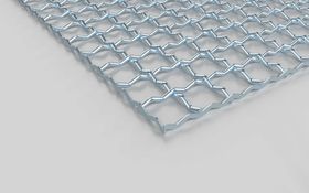 Wellengitter, 3 mm, silberfabig