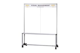 Visual Board - Info-/Planungssystem; Standboard 1400, Whiteboard