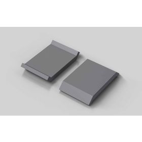 Abdeckkappe für Winkel 20 x 20, signalgrau RAL 7004, Nut 6