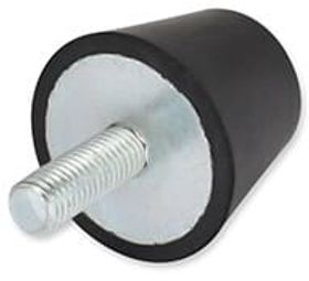 Gummi-Metall-Anschlagpuffer AG M10x25