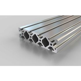 Aluminiumprofil, 120x30 mm, Nut 6