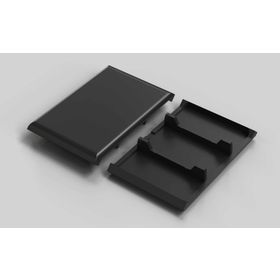 Abdeckkappe für Winkel 60 x 60, schwarz, Nut 8, schwarz, Nut 8