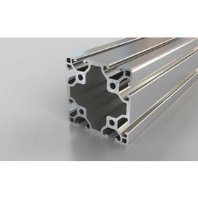 Aluminiumprofil, 60 x 60 mm, L, Nut 6