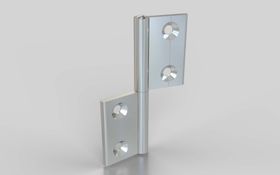 Flügel für innenliegendes Scharnierelement, aushängbar, zur individuellen Zusammenstellung, 30 mm