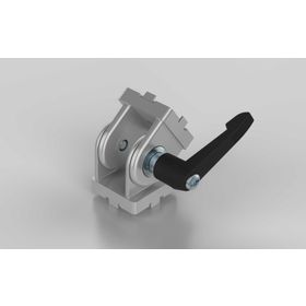 Gelenk, 30x30 mm, inklusive Klemmhebel, Nut 6