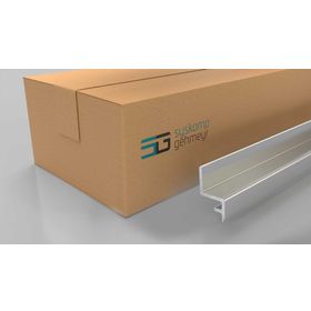 Scheibeneinfassleiste, silberfarbig, Nut 8