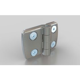 Aluminium-Kombischarnier, 69x48 mm