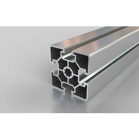 Aluminiumprofil, 60 x 60 mm, L, Nut 10