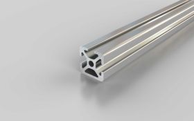 Aluminiumprofil, 20 x 20 mm, 1N, Nut 5