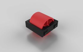 Rolleinsatz D28, Rollenabstand 33 / Teilung 33 für Aluminium Rollenprofil, ohne Spurkranz