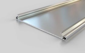 Wand / Deckel 160 für Trägerprofil, ohne Nut
