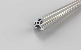 Aluminiumprofil R20 90°, Nut 5