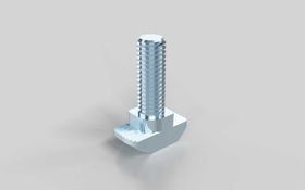 Hammerschraube, M6x20 mm, Nut 8
