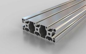 Aluminiumprofil, 120 x 40 mm, L, 3N, Nut 8