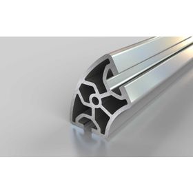 Aluminiumprofil R40/80-60°, Nut 8
