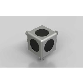 Würfelverbinder 40/3, blank, Nut 8