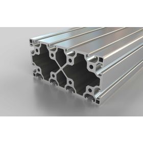 Aluminiumprofil, 160x80 mm, L, Nut 8