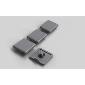 Abdeckkappenset 30 x 90 mm, Nut 8