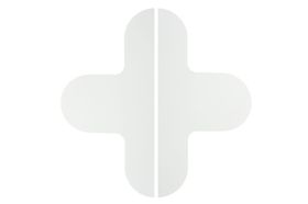 LongLife Rounded - Bodenmarkierung; Kreuz, selbstklebend