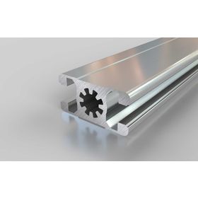 Aluminiumprofil, 45 x 22,5 mm, Nut 10