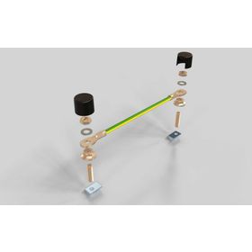 Erdungsverbindung inklusive Befestigung