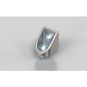 Gelenkwinkel 40, alufarbig lackiert