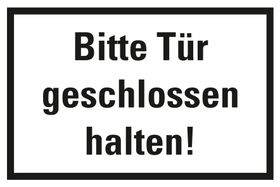 Hinweisschild; zur Wandmontage
