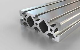 Aluminiumprofil, 120 x 40 mm, Nut 8