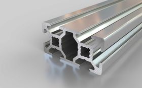 Aluminiumprofil, 20 x 40 mm, Nut 6