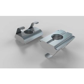 Nutenstein einschwenkbar, mit Feder, M8, Nut 8