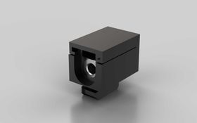 Variofix-Block S mit Vierkantmutter M5, Nut 8