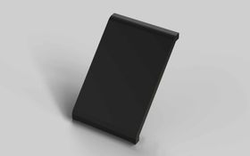 Abdeckkappe für Winkel 80 x 80, ESD, schwarz, Nut 10