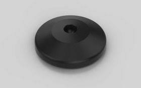 Teller für Gelenkstellfüße, D=80 mm, Kugelkopf-D=15 mm