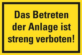 Hinweisschild; zur Wandmontage
