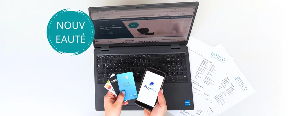 Carte de crédit ou PayPal