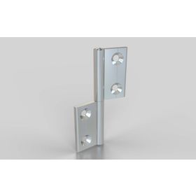 Flügel für innenliegendes Scharnierelement, aushängbar, zur individuellen Zusammenstellung, 25 mm