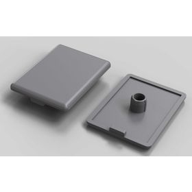 Abdeckkappe, 45 x 60 mm, Nut 10