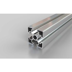 Aluminiumprofil, 45x45 mm, L, Nut 10