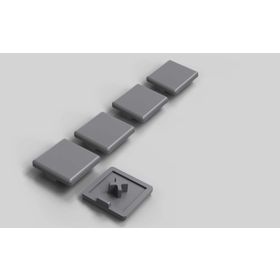 Abdeckkappenset 30 x 120 mm, Nut 8